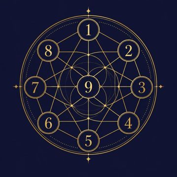 Numerology & Biorhythms illustration